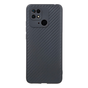 Maska za Xiaomi Redmi 10C — TPU Carbon 0,3mm, black