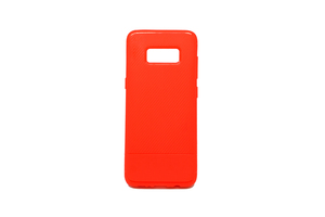 Maska za Samsung Galaxy S8 — TPU Carbon, red