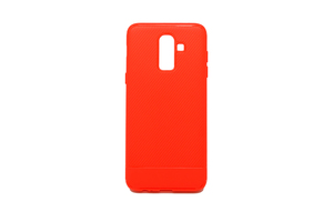 Maska za Samsung Galaxy J8 2018 — TPU Carbon, red