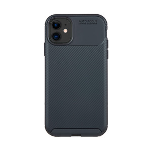 Maska za Apple iPhone 11 — TPU Carbon NEW, black