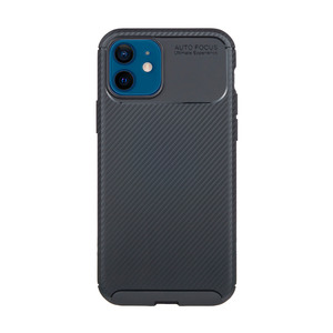 Maska za Apple iPhone 12 Pro — TPU Carbon NEW, black