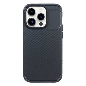 Maska za Apple iPhone 14 Pro — TPU Carbon NEW, black