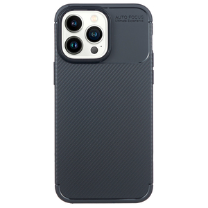 Maska za Apple iPhone 14 Pro Max — TPU Carbon NEW, black