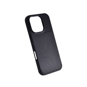 Maska za Apple iPhone 16 Pro — TPU Carbon NEW, black