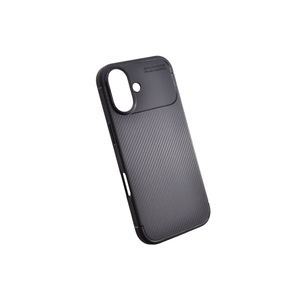 Maska za Apple iPhone 17 — TPU Carbon NEW, black
