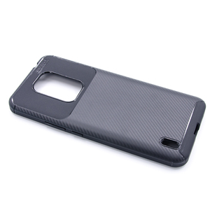 Maska za Motorola Moto E7 — TPU Carbon NEW, black