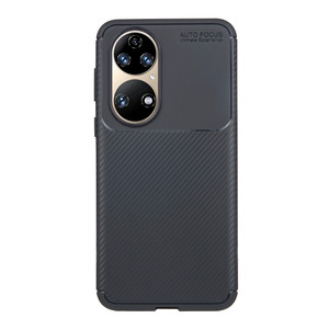 Maska za Huawei P50 — TPU Carbon NEW, black