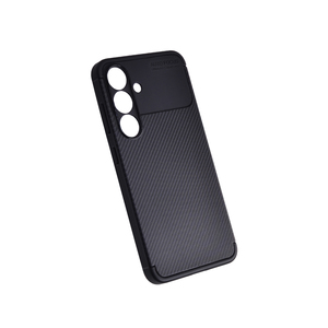 Maska za Samsung Galaxy S25 — TPU Carbon NEW, black