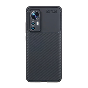 Maska za Xiaomi 12 — TPU Carbon NEW, black