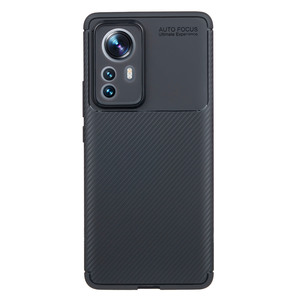 Maska za Xiaomi 12 Pro — TPU Carbon NEW, black