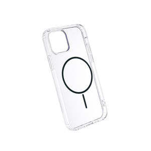 Maska za Apple iPhone 12 Pro — TPU Clear Color Magsafe, crna