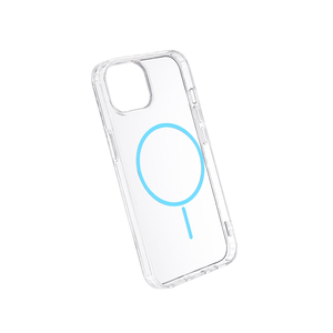 Maska za Apple iPhone 13 — TPU Clear Color Magsafe, svetlo plava