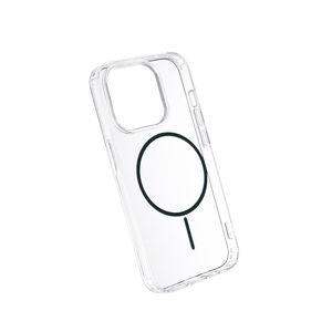 Maska za Apple iPhone 15 Pro — TPU Clear Color Magsafe, crna