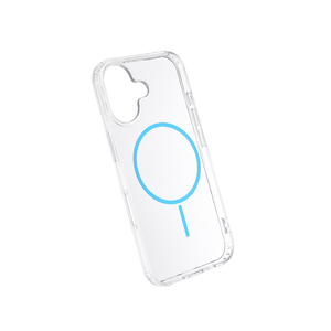 Maska za Apple iPhone 16 — TPU Clear Color Magsafe, svetlo plava