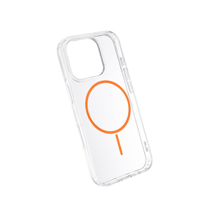 Maska za Apple iPhone 16 Pro — TPU Clear Color Magsafe, narandzasta