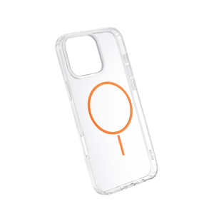 Maska za Apple iPhone 16 Pro Max — TPU Clear Color Magsafe, narandzasta