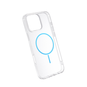 Maska za Apple iPhone 16 Pro Max — TPU Clear Color Magsafe, svetlo plava