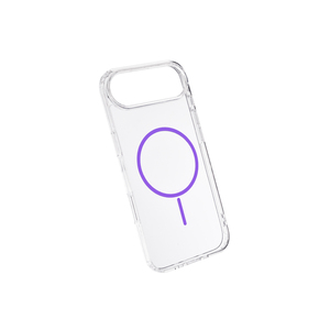 Maska za Apple iPhone 17 Air — TPU Clear Color Magsafe, ljubicasta
