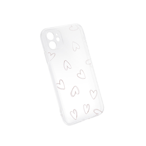 Maska za Apple iPhone 11 — TPU Clear Print