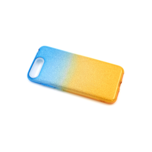 Maska za Honor 7A — TPU Double Shine Y6 2018 blue/yellow