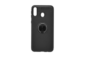 Maska za Samsung Galaxy M20 — TPU Magnet Ring, black