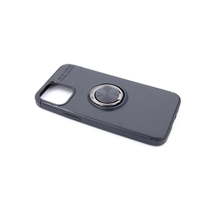 Maska za Apple iPhone 12 mini — TPU Magnet Ring, black