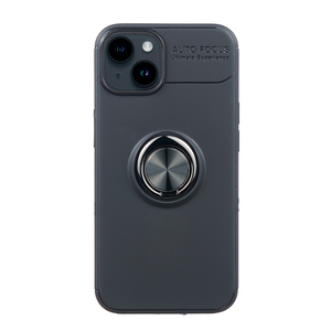 Maska za Apple iPhone 14 — TPU Magnet Ring, black