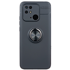 Maska za Xiaomi Redmi 10C — TPU Magnet Ring, black