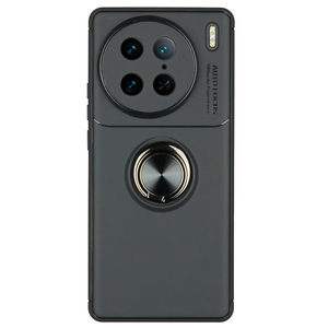 Maska za Vivo X90 Pro — TPU Magnet Ring, black