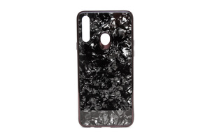 Maska za Samsung Galaxy A20s — TPU Marble, crna
