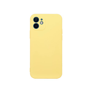 Maska za Apple iPhone 12 — TPU Matte, zuta