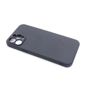 Maska za Apple iPhone 12 Pro Max — TPU Matte, crna