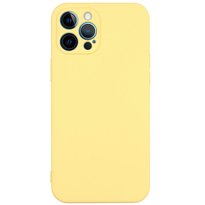 Maska za Apple iPhone 12 Pro Max — TPU Matte, zuta