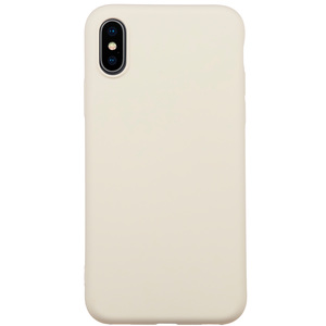 Maska za Apple iPhone XS — TPU Matte, bela