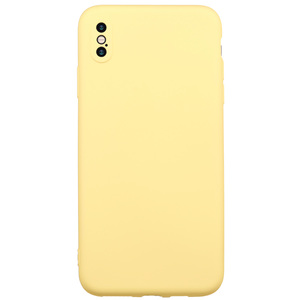 Maska za Apple iPhone XS Max — TPU Matte, zuta
