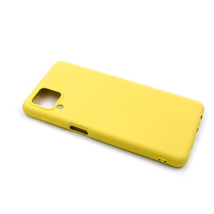 Maska za Samsung Galaxy A12 — TPU Matte, zuta