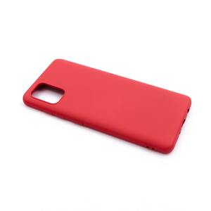 Maska za Samsung Galaxy A51 — TPU Matte, crvena