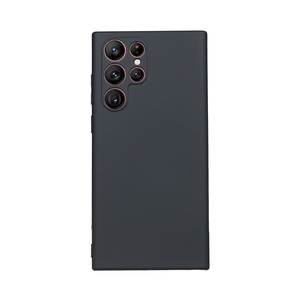 Maska za Samsung Galaxy S22 Ultra — TPU Matte, crna