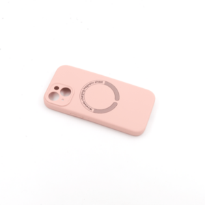 Maska za Apple iPhone 15 — TPU Matte Magsafe, roza
