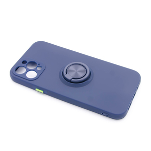 Maska za Apple iPhone 12 Pro — TPU Matte Ring, plava
