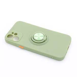 Maska za Apple iPhone 12 mini — TPU Matte Ring, zelena