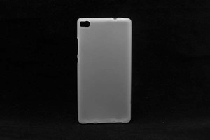 Maska za Huawei P8 — TPU pudding Ascend, bela