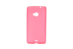 Maska — TPU pudding for 535 Lumia, roza