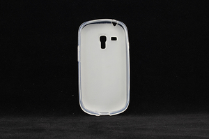 Maska za Samsung Galaxy S3 Mini — TPU pudding, bela