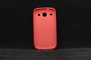 Maska za Samsung Galaxy Core — TPU pudding, crvena
