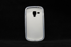 Maska za Samsung Galaxy S Duos — TPU pudding, bela