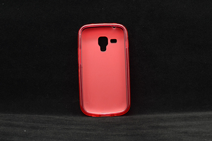 Maska za Samsung Galaxy S Duos — TPU pudding, crvena
