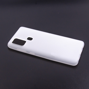 Maska za Samsung Galaxy A21s — TPU pudding, bela