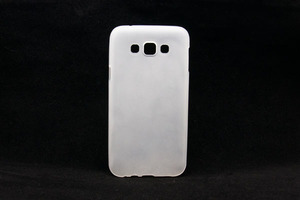 Maska za Samsung Galaxy E7 — TPU pudding, bela