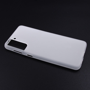 Maska za Samsung Galaxy S21 Plus — TPU pudding, bela